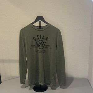 G-Star Olive Long Sleeve Tee
